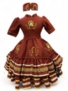 VESTIDO ESCARAMUZA TALLA 2