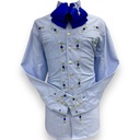 CAMISA BORDADO ROCOCO TALLA 42 