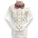 CAMISA BORDADO ROCOCO TALLA 34 