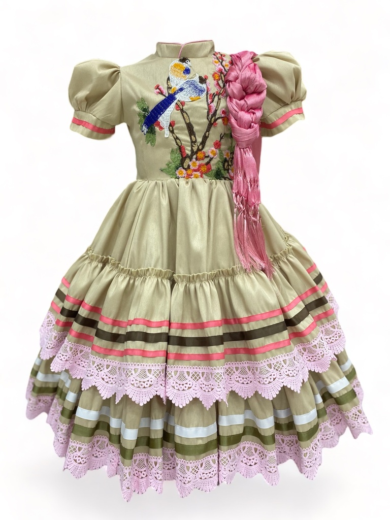 VESTIDO ESCARAMUZA TALLA 4