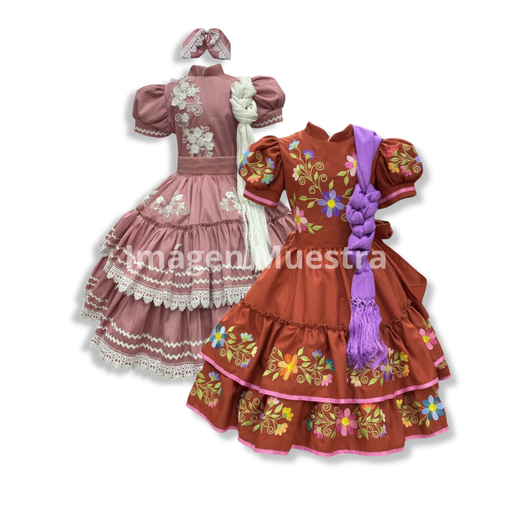 VESTIDO ESCARAMUZA TALLA 5 