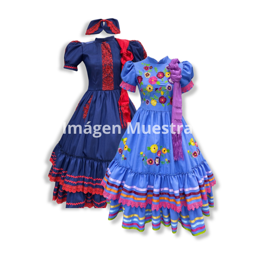 VESTIDO ESCARAMUZA TALLA 12