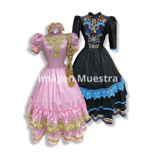 VESTIDO ESCARAMUZA TALLA GRANDE