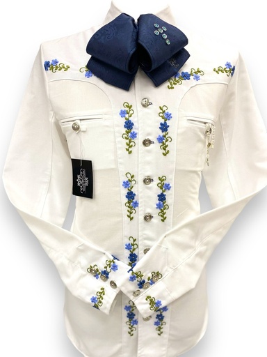 CAMISA BORDADO ROCOCO TALLA 42 