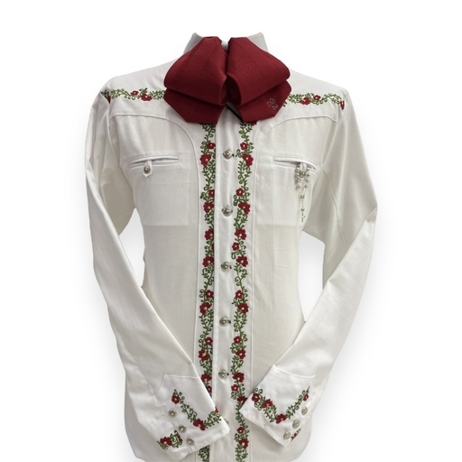 CAMISA BORDADO ROCOCO TALLA 30 